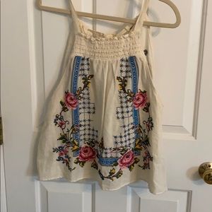Free People Stitched Tank Top size large